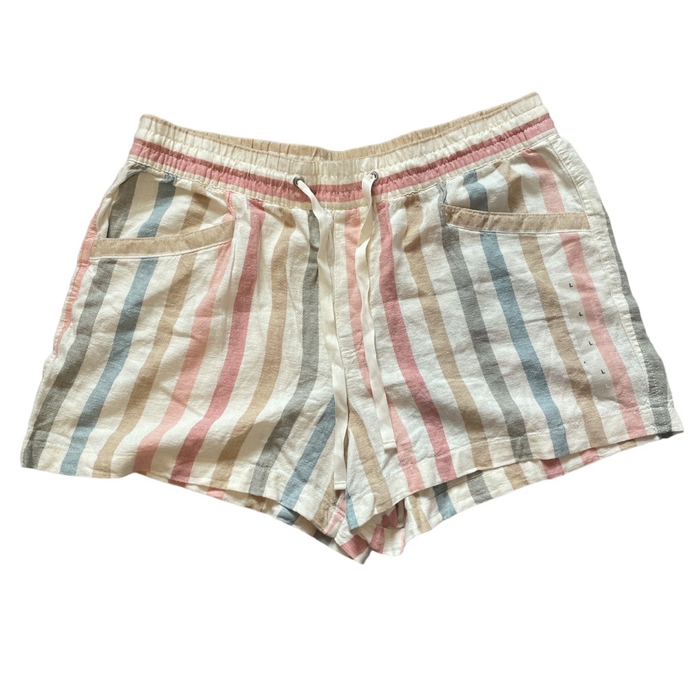 GAP Lightweight Adjustable Striped Short; Size Large